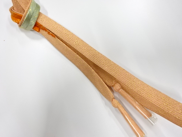 未使用品　正絹　手組帯締め